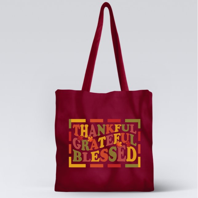 Danke, danke, dankbar, gesegnet Design Tragetasche (Von Creator hochgeladen)
