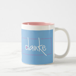 Danke danken Ihnen Tasse in jeder möglicher