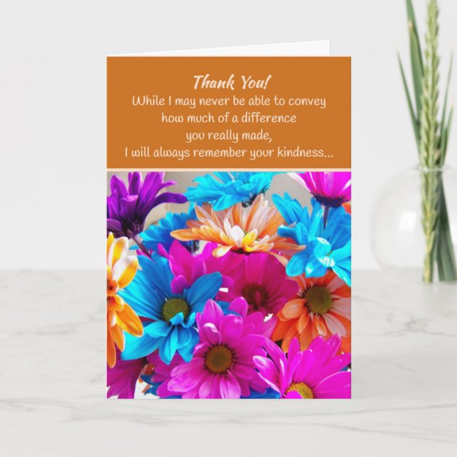 Danke... Dankeskarte (Vorderseite)