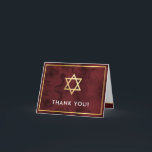 DANKE das dunkelrote Bar mitzvah<br><div class="desc">[ANMERKUNG - DER GOLDeffekt IST- EIN DRUCKbild] Ein modernes, übersichtliches Design für DANKEN SIE KARDIEREN Gründen Sie, da eine Schablone es einfach ist, damit Sie Ihre eigenen Details addieren, oder, den besonders anfertigen Knopf zu schlagen und Sie können Text, Schriftart, Größen usw. addieren oder ändern TIPP:: 1. Um die Größe...</div>