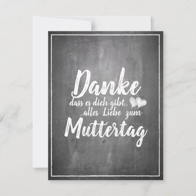 Danke, dass du bist! Muttertagskappe (Vorderseite)
