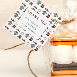Danke, dass du Cowboy Baby Dusche kommst Geschenkanhänger