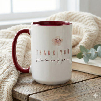 Danke, dass du deine Tasse bist