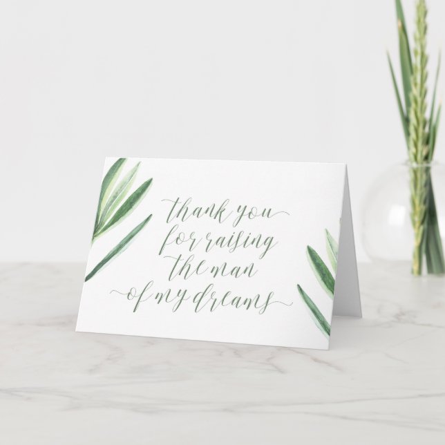 Danke, dass du den Mann meiner Träumerkarte aufgew Dankeskarte (Vorderseite)