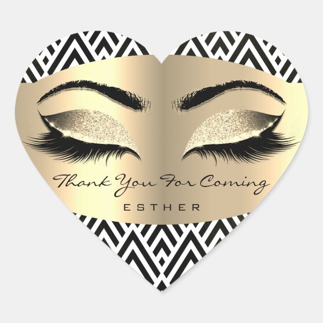 Danke, dass du den Namen Schwarz-weiß erhalten has Herz-Aufkleber (Vorderseite)