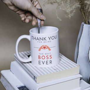 Danke, dass du der beste Boss aller Zeiten bist Kaffeetasse