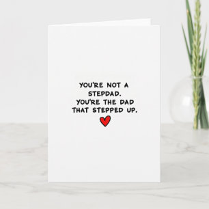 Danke, dass du dich engagiert hast, Papa-Karte Karte