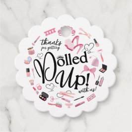 Danke, dass du dich mit uns Party erwischt hast Geschenkanhänger