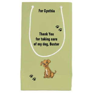 Danke, dass du dich um meinen Hund gekümmert hast Kleine Geschenktüte