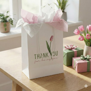 Danke, dass du die Geschenktasche warst Mittlere Geschenktüte