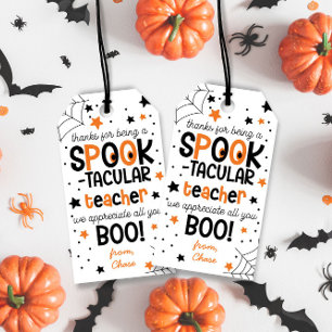 Danke, dass du ein Spooktacular Lehrer halloween b Geschenkanhänger