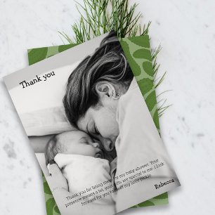 Danke, dass du eine Babydusche mitgenommen hast Dankeskarte