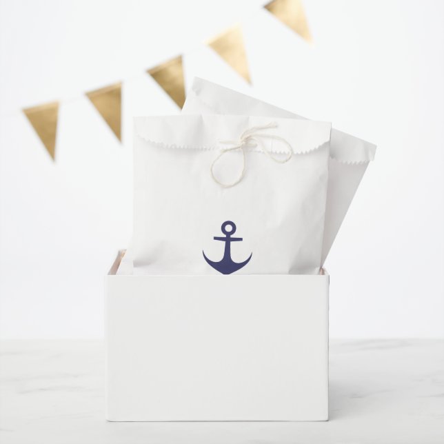 Danke, dass du gekommen bist! Anchor Favor Bags Geschenktütchen (Party)