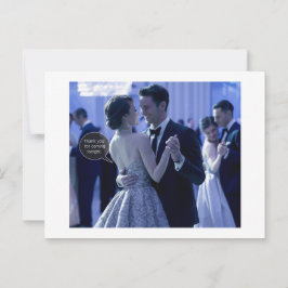 Danke, dass du gekommen bist postkarte