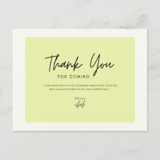 Danke, dass du gekommen bist  Postkarte