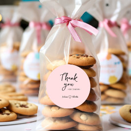 Danke, dass du gekommen bist runder aufkleber