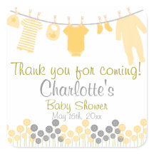 Danke, dass du gekommen bist! Wäscheleine Babydusc