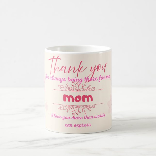 Danke, dass du immer für mich da bist, Mama Kaffeetasse (Mittel)