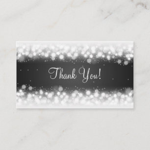 Danke, dass du Magic Sparkle Black eingesetzt hast Begleitkarte