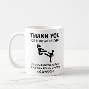 Danke, dass du mein Bruder bist Kaffeetasse