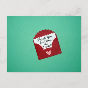 Danke, dass du mein Freund bist! Postkarte