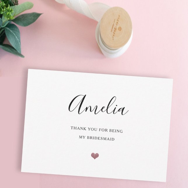 Danke, dass du mein Glitzer für die Hochzeit meine Dankeskarte (Von Creator hochgeladen)