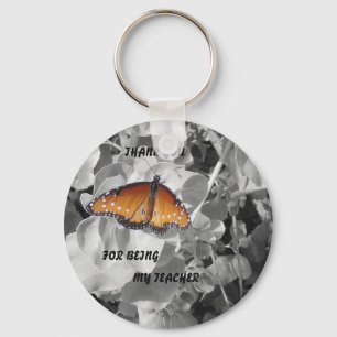 Danke, dass du mein Lehrer mit dem Monarchen bist Schlüsselanhänger