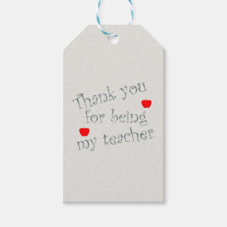 Danke, dass du mein Lehrer Red Apples bist Geschenkanhänger