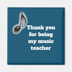 Danke, dass du mein Musiklehrer bist Lehrerverehru Magnet