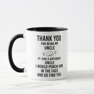 Danke, dass du mein Onkel bist Lustiger Kaffee Tasse