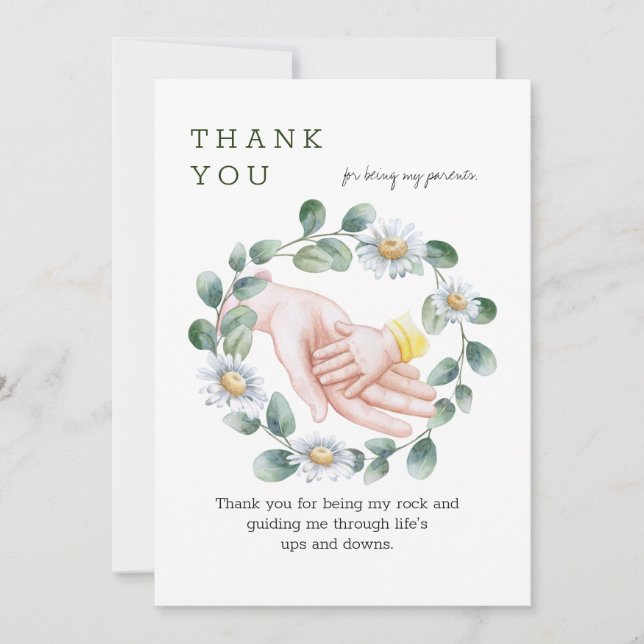 Danke, dass du mein Rock bist Dankeskarte (Vorderseite)