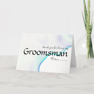 Danke, dass du mein Trauzeuge bist Dankeskarte