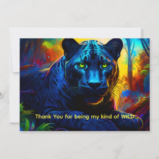 Danke, dass du meine Art von WILD bist Dankeskarte