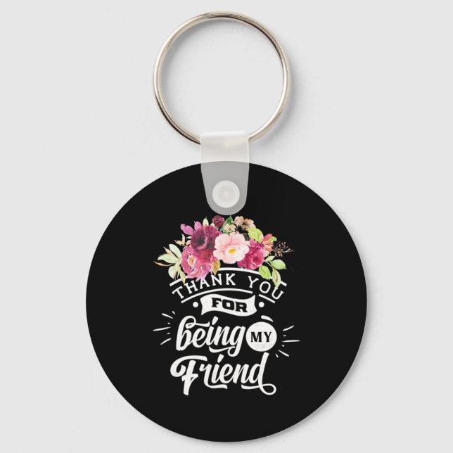 Danke, dass du meine Freunde bist Schlüsselanhänger (Vorderseite)