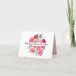 Danke, dass du meine Mutter bist, Dankeskarten Feiertagskarte
