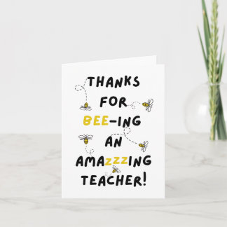 Danke, dass du meine Teacher School Card geschickt Karte
