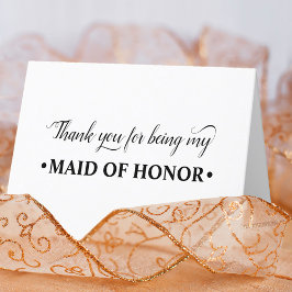 Danke, dass du meine Trauzeugin Wedding Party wars Dankeskarte