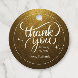 Danke, dass du mich in mein Party aufgenommen hast Geschenkanhänger