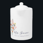 Danke, dass du mir beim Bloom Tea Pot geholfen has<br><div class="desc">Lassen Sie sich von dieser schönen Aquarellblume,  "Danke,  dass Sie mir beim Blühen geholfen haben" Teekanne zu schätzen wissen! Perfekt für Lehrer! Matching Tasse verfügbar!</div>