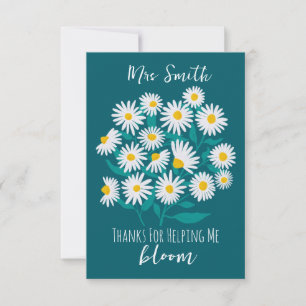 Danke, dass du mir beim Blühen geholfen hast, bear Dankeskarte
