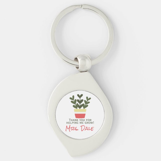 Danke, dass du mir beim Wachsen geholfen hast | Le Schlüsselanhänger (Vorderseite)