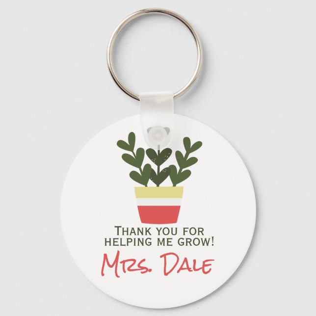 Danke, dass du mir beim Wachsen geholfen hast | Le Schlüsselanhänger (Vorderseite)