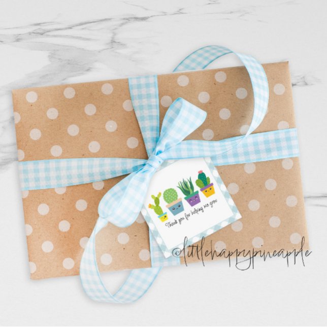 Danke, dass du mir geholfen hast, Gefälligkeitstag Geschenkanhänger (Von Creator hochgeladen)