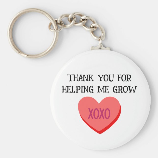 Danke, dass du mir geholfen hast, Lehrer zu werden Schlüsselanhänger (Vorne)