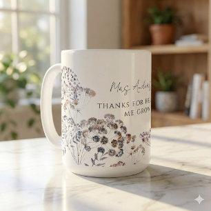 Danke, dass du mir geholfen hast, Tasse zu wachsen