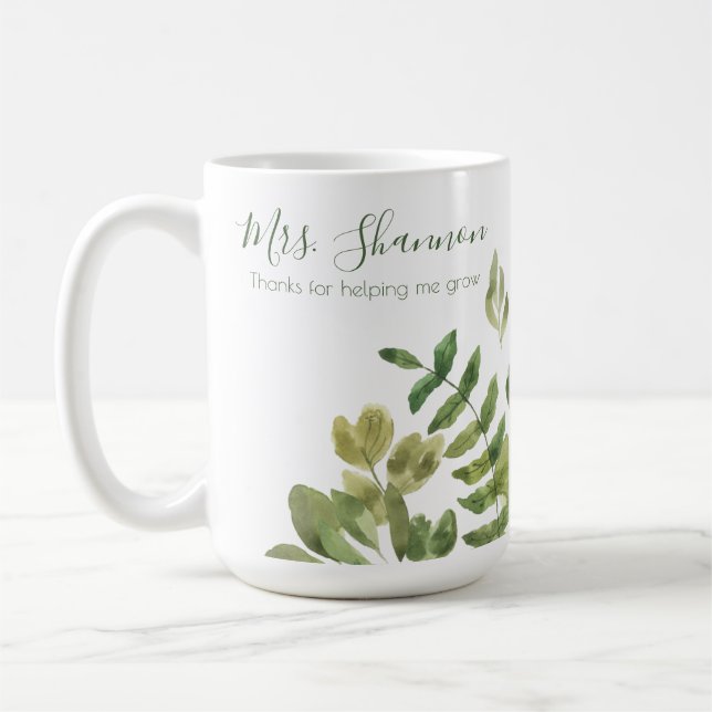 Danke, dass du mir geholfen hast, Tasse zu wachsen (Links)