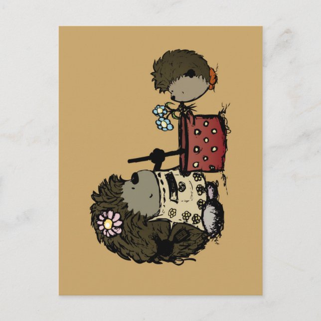 Danke, dass du mir Mama gefüttert hast Postkarte (Vorderseite)