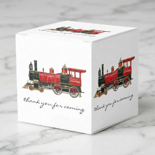 Danke, dass du mit dem roten Zug gekommen bist Geschenkschachtel