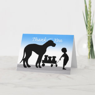 Danke, dass du mit Litter Whelf geholfen hast Dankeskarte