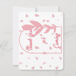 Danke, dass du nach dem Party Blume gekommen bist Dankeskarte